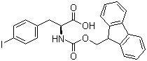 structure of CAS# 82565-68-2, Fmoc-L-4-Iodophenylalanine