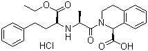 structure of CAS# 82586-55-8, Quinapril hydrochloride