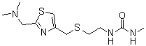 CAS # 82586-81-0, N-[2-[[[2-[(Dimethylamino)methyl]-4-thiazolyl]methyl]thio]ethyl]-N'-methylurea
