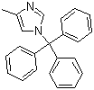 structure of CAS# 82594-80-7, 1-Triphenylmethyl-4-methylimidazole