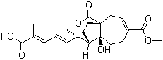 structure of CAS# 82601-41-0, 土荆皮丙酸