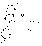structure of CAS# 82626-01-5, Alpidem
