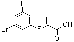 CAS # 826995-57-7, 6-Bromo-4-fluorobenzo[b]thiophene-2-carboxylic acid
