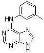 CAS 登录号：82760-82-5, 6-(3-甲基苯胺基)嘌呤