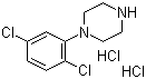 structure of CAS# 827614-47-1, 1-(2,5-二氯苯基)哌嗪二盐酸盐