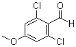 structure of CAS# 82772-93-8, 2,6-二氯-4-甲氧基苯甲醛