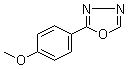structure of CAS# 829-35-6, 2-(4-甲氧基苯基)-1,3,4-恶二唑