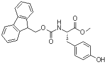 structure of CAS# 82911-79-3, N-[芴甲氧羰基]-L-酪氨酸甲酯