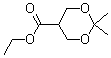 structure of CAS# 82962-54-7, 2,2-二甲基-[1,3]二氧杂环己烷-5-甲酸乙酯