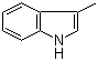 CAS 登录号：83-34-1, 3-甲基吲哚