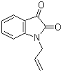 structure of CAS# 830-74-0, 1-烯丙基-1H-吲哚-2,3-二酮