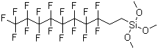 structure of CAS# 83048-65-1, 1H,1H,2H,2H-全氟癸基三甲氧基硅烷