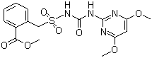 structure of CAS# 83055-99-6, 苄嘧磺隆