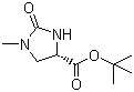 structure of CAS# 83056-79-5, (4S)-1-甲基-2-氧代咪唑啉-4-甲酸叔丁酯