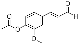 structure of CAS# 83071-67-4, (E)-4-乙酰氧基-3-甲氧基肉桂醛