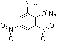 CAS 登录号：831-52-7, 苦氨酸钠, 2-氨基-4,6-二硝基苯酚钠