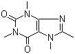 structure of CAS# 832-66-6, 1,3,7,8-四甲基黄嘌呤