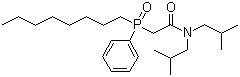 structure of CAS# 83242-95-9, 正辛基苯基-N,N-二异丁胺基甲酰基甲基氧化膦