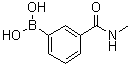 structure of CAS# 832695-88-2, 3-(Methylcarbamoyl)benzeneboronic acid