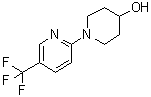 structure of CAS# 832715-03-4, 1-[5-(三氟甲基)吡啶-2-基]哌啶-4-醇