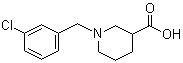 CAS # 832739-59-0, 1-[(3-Chlorophenyl)methyl]-3-piperidinecarboxylic acid