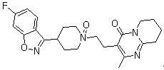 CAS # 832747-55-4, Risperidone N-oxide, 3-[2-[4-(6-Fluoro-1,2-benzisoxazol-3-yl)-1-oxido-1-piperidinyl]ethyl]-6,7,8,9-tetrahydro-2-methyl-4H-pyrido[1,2-a]pyrimidin-4-one