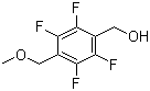 structure of CAS# 83282-91-1, 4-Methoxymethyl-2,3,5,6-tetrafluorobenzyl alcohol