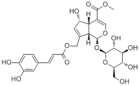 CAS 登录号：83348-22-5, 10-O-咖啡酰基去乙酰基交让木苷