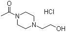 CAS # 83502-55-0, 1-Acetyl-4-(2-hydroxyethyl)piperazine hydrochloride