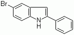 structure of CAS# 83515-06-4, 5-溴-2-苯基-1H-吲哚