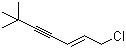 CAS 登录号：83554-69-2, 1-氯-6,6-二甲基-2-庚烯-4-炔, 6,6-二甲基-2-烯-4-炔氯代庚烷
