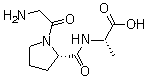 structure of CAS# 837-83-2, 甘氨酰-L-脯氨酰-L-丙氨酸