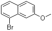 structure of CAS# 83710-61-6, 1-Bromo-7-methoxynaphthalene