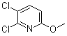 structure of CAS# 83732-68-7, 2,3-二氯-6-甲氧基吡啶