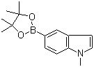 structure of CAS# 837392-62-8, 1-甲基吲哚-5-硼酸频哪醇酯