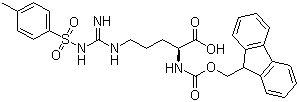 structure of CAS# 83792-47-6, N-芴甲氧羰基-N'-甲苯磺酰基-L-精氨酸