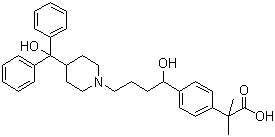 structure of CAS# 83799-24-0, 非索芬那定