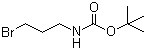 structure of CAS# 83948-53-2, tert-Butyl 3-bromopropylcarbamate