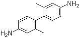 structure of CAS# 84-67-3, 4,4'-二氨基-2,2'-二甲基-1,1'-联苯