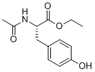 structure of CAS# 840-97-1, 乙基N-乙酰基-L-酪氨酸酯