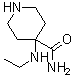 4-(Ethylamino)piperidine-4-carboxamide molecular structure (CAS 84100-54-9)
