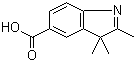 structure of CAS# 84100-84-5, 2,3,3-三甲基-3H-吲哚-5-羧酸