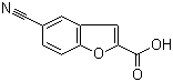structure of CAS# 84102-75-0, 5-氰基-2-苯并[b]呋喃甲酸
