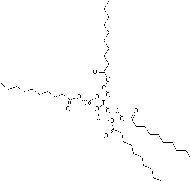 CAS 登录号：84145-31-3, 四[(癸酸)钴]四-mu-氧-钛