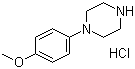 CAS 登录号：84145-43-7, 1-(4-甲氧基苯基)哌嗪盐酸盐