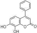 CAS 登录号：842-01-3, 7,8-二羟基-4-苯基香豆素
