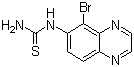 CAS 登录号：842138-74-3, N-(5-溴喹喔啉-6-基)硫脲