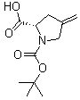 structure of CAS# 84348-38-9, N-tert-Butoxycarbonyl-4-methylene-L-proline