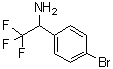 structure of CAS# 843608-46-8, 1-(4-溴苯基)-2,2,2-三氟乙胺