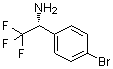 structure of CAS# 843608-53-7, (R)-1-(4-溴苯基)-2,2,2-三氟乙胺